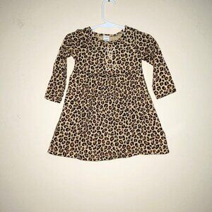 M Monogram Animal Print Dress